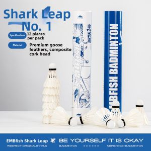 MBFISH | Professional Training Goose Feather Badminton Shuttlecock 3 No.
