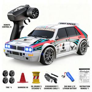1/24 R/C Car 2.4G High speed Drift 4WD Remote Control Car With Led Light Radio Controlled GTR Racing Model Toys for Boys Gifts