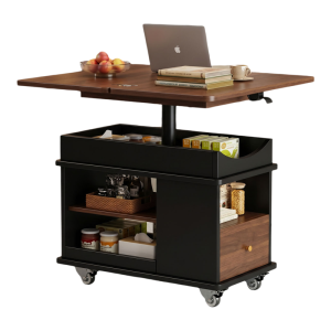 OYIla | Lift Adjustable Foldable Rotatable Mobile Dual-use Coffee Table