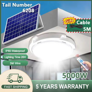 solar ceiling lights indoor solar lamp with solar panel solar LED lights 3000W inside the house chandelier ceiling lights modern design led lights for house ceiling Bedroom dining living room ceiling light