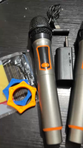 PLATINUM PL-T02/PL-T20 Dual Wireless Handheld Microphone System Rechargeable Receiver For Karaoke/Party/speaker