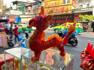 ตรุษจีน มังกตุ๊กตาผ้า8นิ้ว มังกร4ขาน่ารักมุ้งมิ้ง