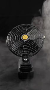 8 Inch Cordless Rechargeable Electric Fan 298VF Large Capacity Battery Portable Camping Tool Fan High Power Outdoor Desktop Cooling Fans Adjustable Cordless Fan Strong Wind Force