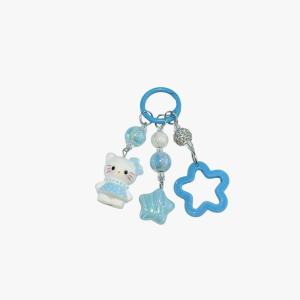 Móc khóa mèo KT ba lô học sinh Mặt dây chuyền dễ thương Phụ kiện Túi xách bé gái món quà nhỏ bạn thân