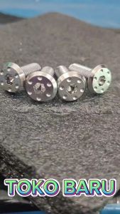 Baut probolt piringan cakram atau baut probolt disc piringan cakram isi 4 biji chrome crome