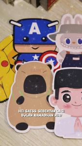 Angpao Imlek & Idul Fitri: Desain Kartun Anak 3D