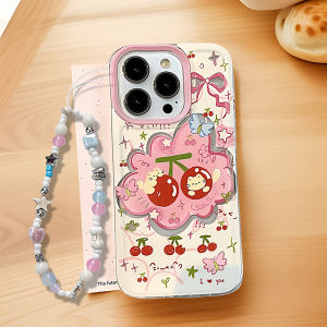 Full Cover Cherry Cat Phone Case for Opporeno14pro/13 Reno12 Bracelet 11/9se Anti-fall pro 8/7/6 Good Looking K13turbopro/k12s/10 Soft R17