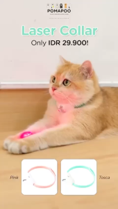 POMAPOO - Kalung Laser Mainan Kucing Smart Laser Collar