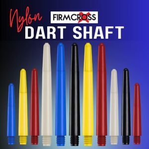 FIRMCROSS NYLON DARTS SHAFT - 5 COLORS NYLON DART SHAFT/STEM FOR SOFT TIP AND STEEL TIP DART 3Pcs/Pack