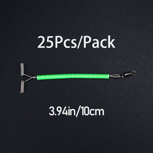 Topranc  Sea Fishing Anti-Tangle T-Shaped Swivels Durable Connectors Fluorescence Bushing Tube Balance Connecto Pesca Iscas Tool