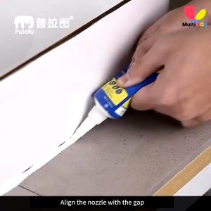 MLADEN 220ml Anti-Mold Glue Edge Banding Glue Sealant Kitchen Bathroom Repair Caulking Kitchen Bathroom Waterproof