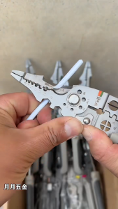 Pintudy 21-in-1 Multitool Plier - 多功能工具钳 | Wire Stripper & Cutter Auto Adjustable for Home Repair