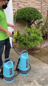 เครื่องพ่นยาแบตลิเธียม 58 ลิตร มอเตอร์ 5.5 บาร์ ฟรีหัวพ่นยา 3 แบบ วีโกเทค