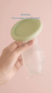 COCONI Breastmilk Collector |  Botol Silikon Penampung ASI FREE Tutup | Pompa ASI Manual