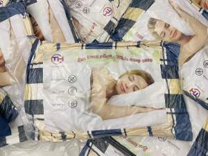 Combo 2 ruột gối bông gòn ép hơi size 40x60