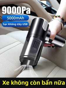 JUMU | Máy Hút Bụi Ô Tô Sạc Không Dây Công Suất Cao Gọn Nhỏ
