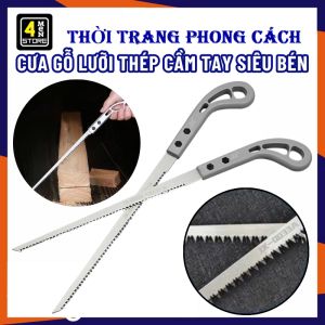Cưa Gỗ Cầm Tay Mini Với Lưỡi Thép Siêu Bén Giúp Cưa Cành Cây Vị Trí Hẹp Tạo Kiểu Cho Cây Tiện Dụng Dài 36cm