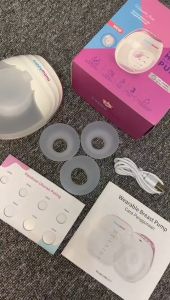 Hapy Momi Pompa Asi Elektrik Portable Tanpa Kabel: Alat Pumping Asi Elektrik Wireles Daya Hisap Kuat 180ml Breast Wireless Portable Tanpa Rasa Sakit Painless Rechrageable Single Electrik Breast Pump Daya Hisap Kuat BPA Free