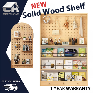 【In Stock-ships within 24H】Modern Minimalist Solid Wood Door Back Bookshelf Integrated Ultra-Thin Wall Gap Shelf Non-Intrusive Picture Book Rack