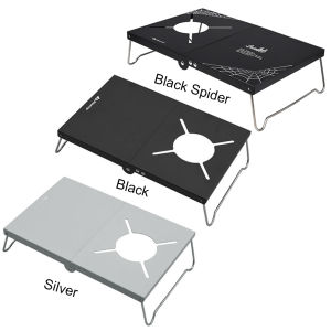 Bàn Bếp Nướng Thịt Di Động Bàn Mini Bằng Hợp Kim Nhôm Giá Đỡ Bếp Ga Có Thể Gập Lại Cách Nhiệt Nhẹ Để Du Lịch Ba Lô