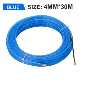 3mm 5M-40M Fiberglass Cable Puller Electric Cable Guide Device Nylon Duct Snake Wire For Electrician Fish Tape Wire Aid Tool