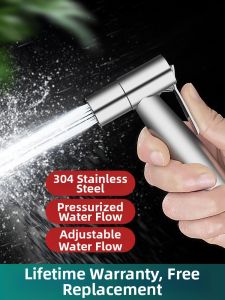 TAOSHI | Stainless Steel Pressure Boosting Toilet Bidet Shower
