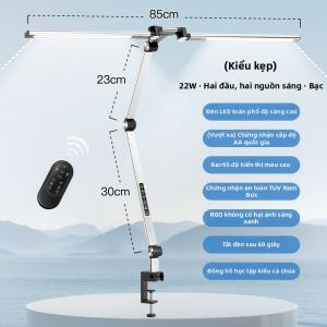 MSP ILLUMINATING | Đèn Bàn Kẹp Bảo Vệ Mắt Full Spectrum với Cánh Tay Dài Gấp Được