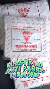 Plastik HD Anti Panas Diamond 20x30 20x35 26x40 Kuah Sayur Tebal 500 gram