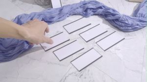 50Pcs Magnetic Label Holder With Clear Plastic Protectors Metal Shelf File Cabinet Labels