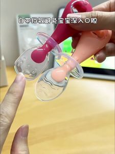 [Food Grade Material] Hogokids Silicone Spoon (2pcs/set) Baby Toddlers Feeding Training Utensil Soft Edge 禾果宝宝硅胶软勺辅食餐具
