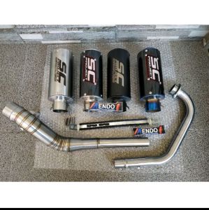 KNALPOT SC PROJECT R15/VIXION/XABRE/BYSON/CB150R/CBR150/VERZA/MEGAPRO/SONIC/SATRIA FU/CS1
