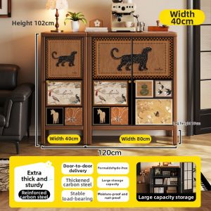 MEISD | Metal Storage Cabinet for Snacks and Home Use