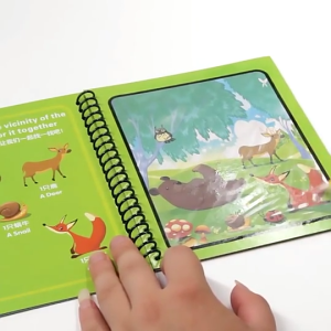Colourful Magic Water Drawing Book Writing Doodle Book with Magic Pen Colorful Magic Water Drawing Book Childrens Water Painting Book