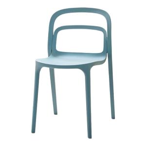 Nordic Style Thickened Plastic Chair Backless Bench Outdoor Balcony Stacking Design Small Apartment Restaurant Chair
