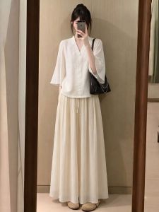 PAIBOLI | Bộ Áo Thun Ren Thanh Lịch Size Lớn Ôm Sát Mùa Hè