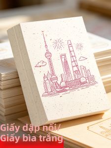 YUANHAO | Giấy Dán Nhãn Mạ Vàng Phối Nổi 300g