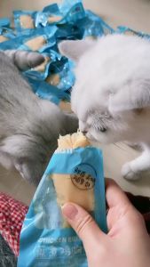 40g Pet snacks Boiled Fresh Chicken Fillet Breast Ready Eat Natural Poached Chicken Steam Chicken For Dogs Cats food