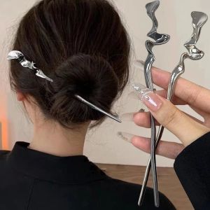 ปิ่นปักผมสไตล์จีนใหม่ปิ่นปักผมรูปกิ๊ฟติดผมสไตล์วินเทจเครื่องประดับเครื่องประดับศีรษะงานแต่งงาน