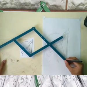 PANTOGRAF KAYU SKALA 30 CM ATAU UKURAN KERTAS HVS/F4