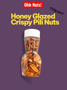 Honey glazed Crispy Pilinut Small Bottle 150 grams "NO LOGO"