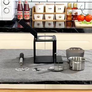 Mocha Commercial Metal Manual Orange Juicer Pomegranate Lemon Orange Squeezer H Press Lever Manual Squeeze Machine With Container