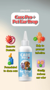 Pet Ear Drop Cleanser Cat & Dog Anti Ear Mite Solution Ear Ubat Telinga Kucing Pencuci Kutu Telinga