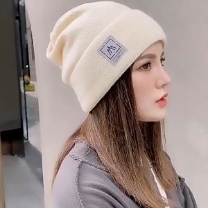 Nón Len Nam Nữ 2 Lớp Dày Ấm Đính Logo Núi Chất Đẹp - 100style
