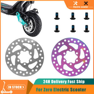 Electric Scooter 120mm Disc Brake Device 6 Holes Stainless Steel Rotor Disc Brake Screws for VSETT 9 9+ for ZERO 8X 9 E Scooter