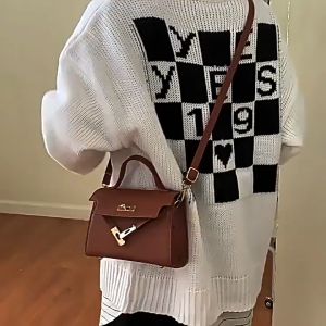 กระเป๋าหนังสำหรับผู้หญิง กระเป๋าสะพายข้าง สไตล์เกาหลี แฟชั่นมาใหม่