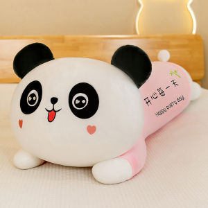 Trendy Giant Panda Long Pillow Plush Toy Cute Leg Clamp Lazy Girl Large Size Stuffed Doll Childrens Toy Soft PP Cotton Filling