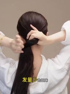 PINK EMPRESS | Elegant High Ponytail Hair Clip Rear Head Styling Hairpin Premium