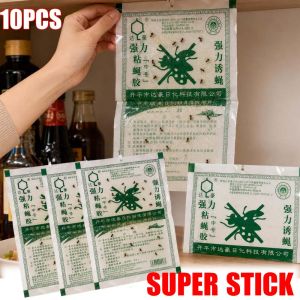 10Pcs High‑Viscosity Flying Insect Sticky Board Fruit Fly Whitefly Thrip Catching Sticker for Indoor Outdoor Pest Control
