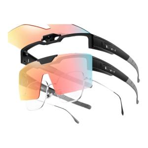 West Biking | Polarized Photochromic Sunglasses with Flip-Up Reading Glasses UV Protection