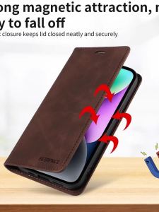 Vivo S20pro Compatible Flip Cover Full Protection Magnetic Absorption Shockproof Luxury Business Style Vintage Flip Case